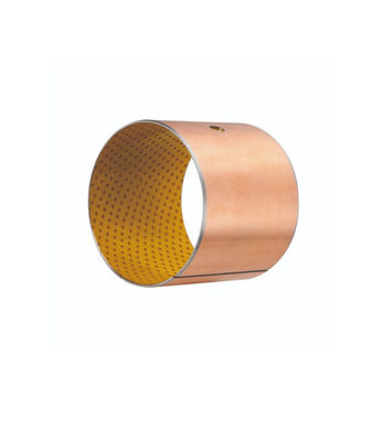 Multi-lubrication friction bearing in rolled CuSn8 bronze Sliding bush for Hydraulics